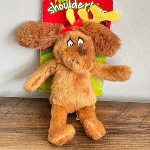 NWT Dr Seuss The Grinch Shourlderkins MAX DOG Magnetic Shoulder Plush Toy 2020
